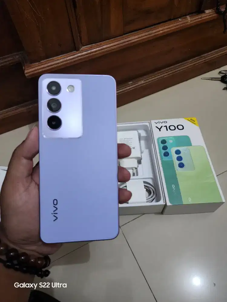 Vivo y100 ram 8/256 fulset original