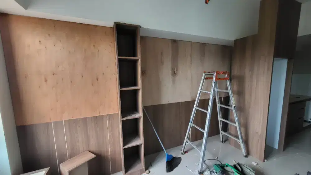 Desain interior custom furniture rumah apartemen di Bekasi utara