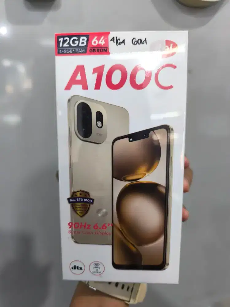 Jual hp new dari itel A100c garansi resmi 1 tahun