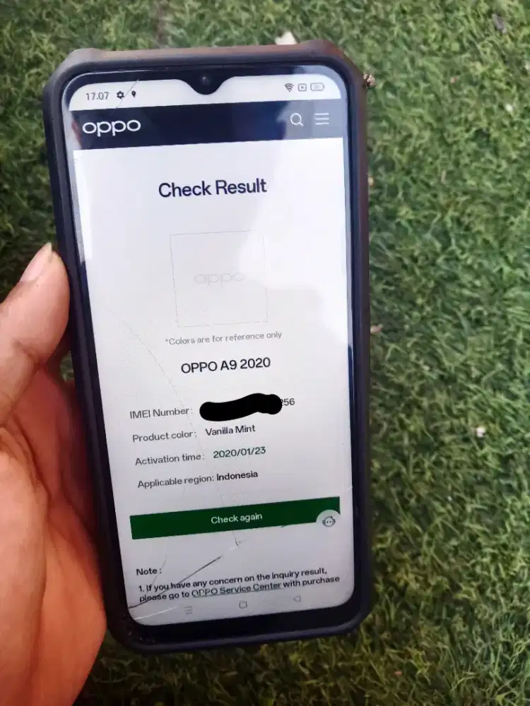 Oppo a9 2020 ram 8/128 resmi oppo