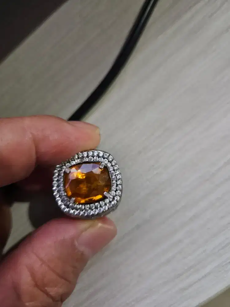 dijual batu orange safir