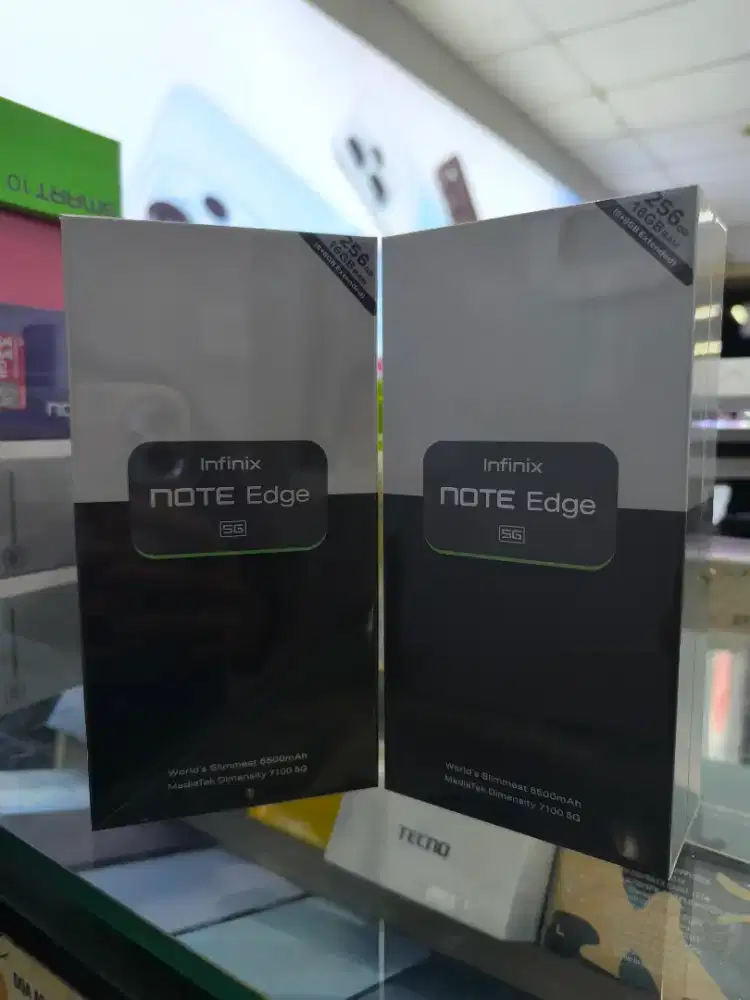 Jual hp new dari infinix Note edge 8+256 segel garansi 1 tahun