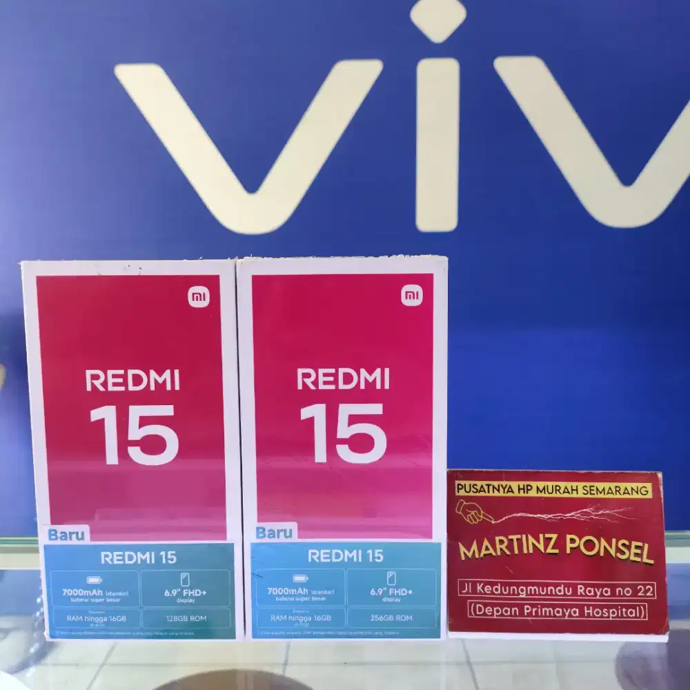 REDMI 15 8/128, 8/256 GB NEW