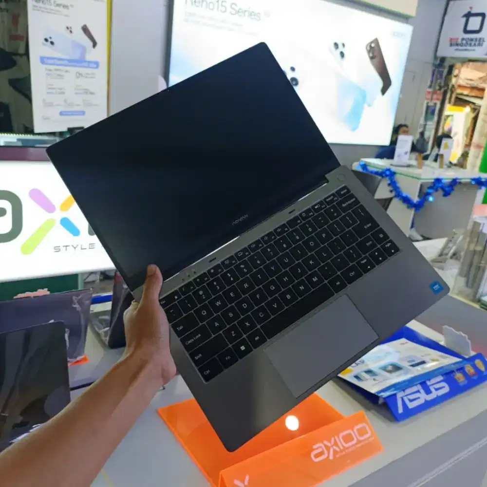 ADVAN T-BOOK INTEL CELERON RAM 4GB SSD 128GB SIAP PAKAI