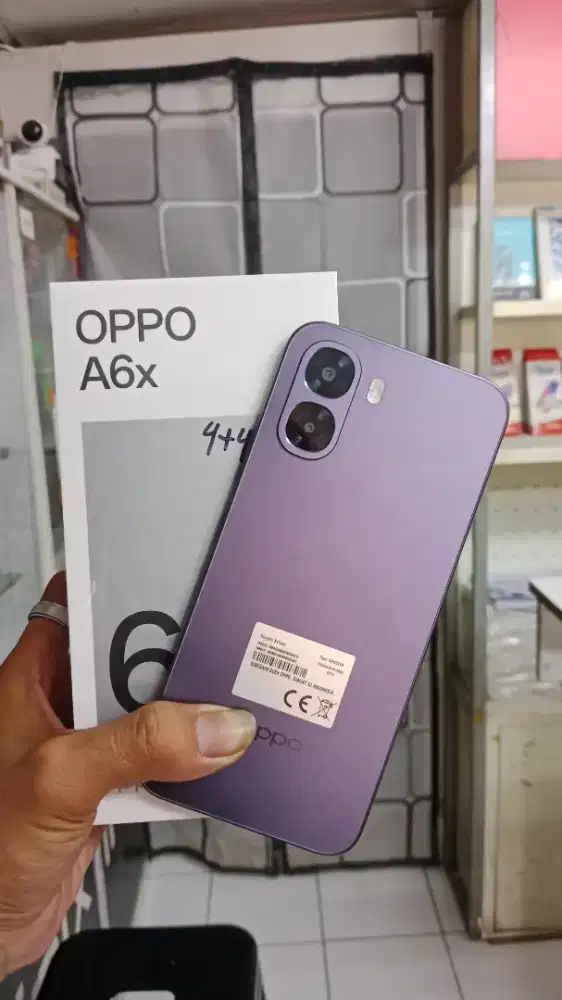 PROMO AMBYAR‼️Oppo A6x (4+4/64) Promo hp baru, segel dan murah
