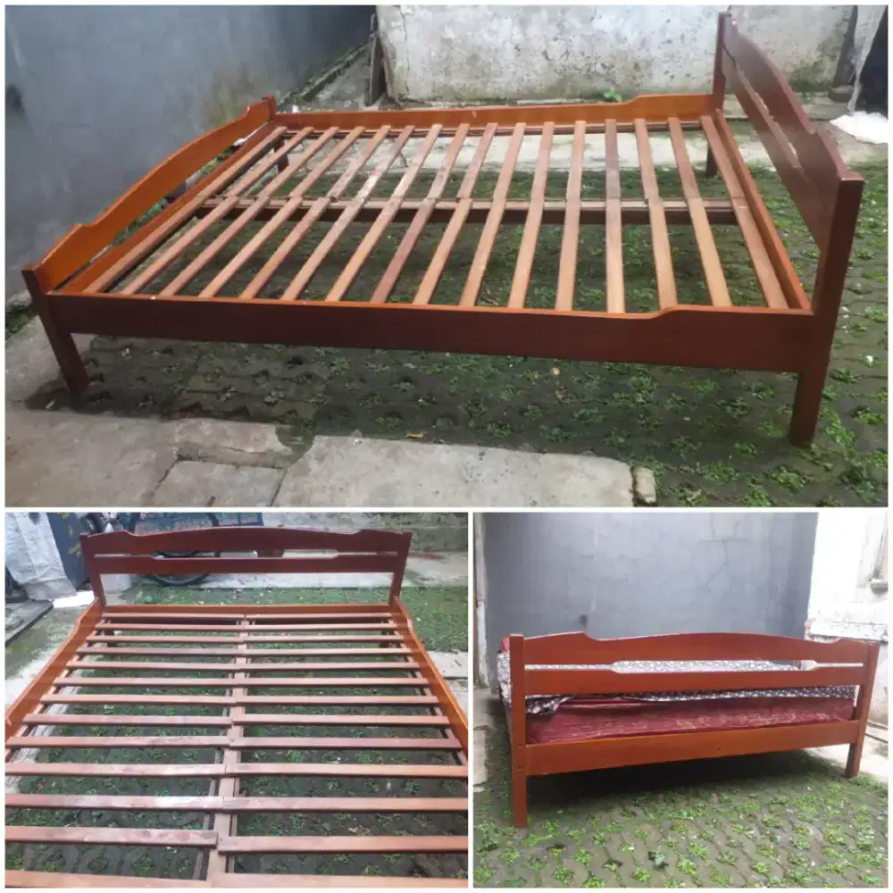 DIPAN Tempat Tidur Jati Klasik Mewah