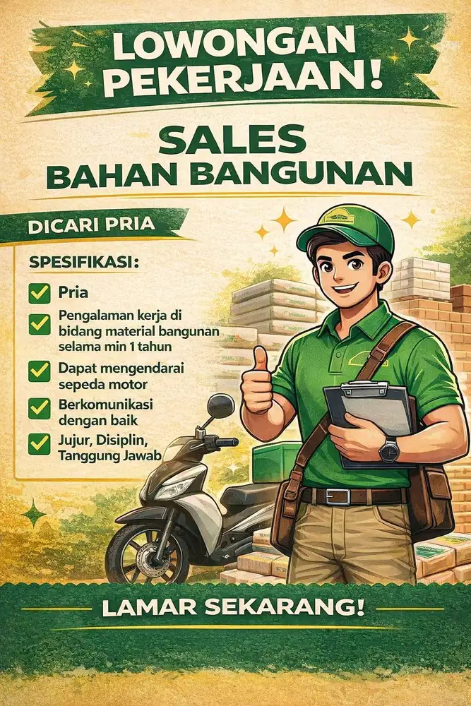 Sales Bahan Bangunan