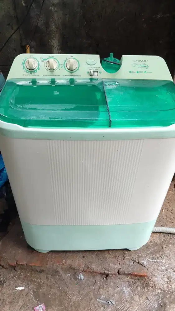 Mesin cuci bekas 2 tabung