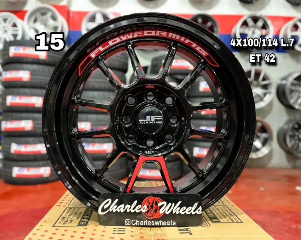 VELG VENOM RING 15 HITAM