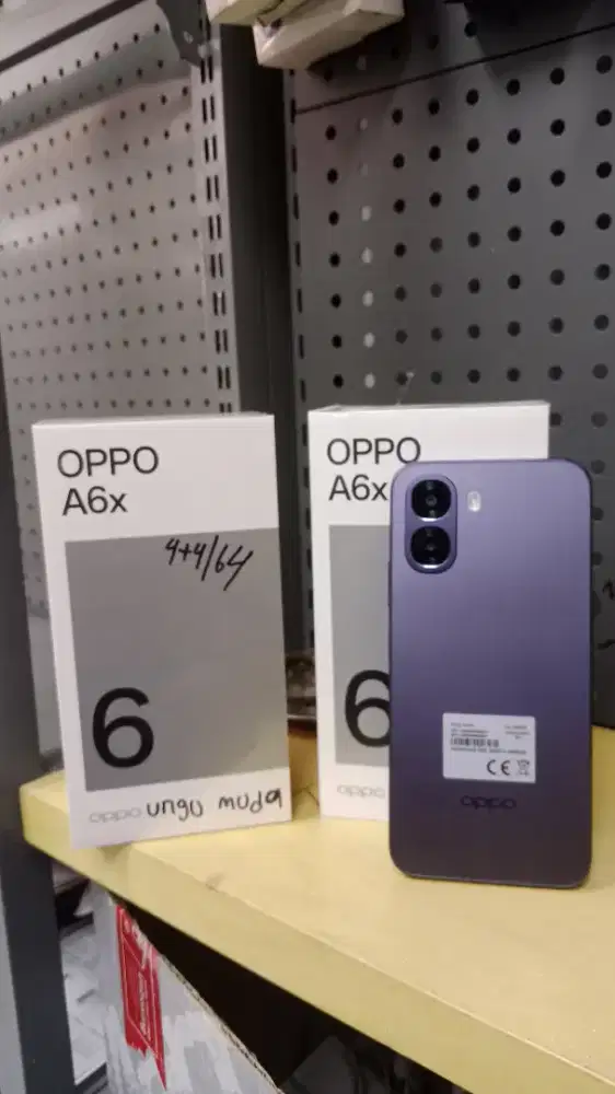 PROMO AMBYAR‼️Oppo A6x (4+4/64) Promo hp baru, segel dan murah