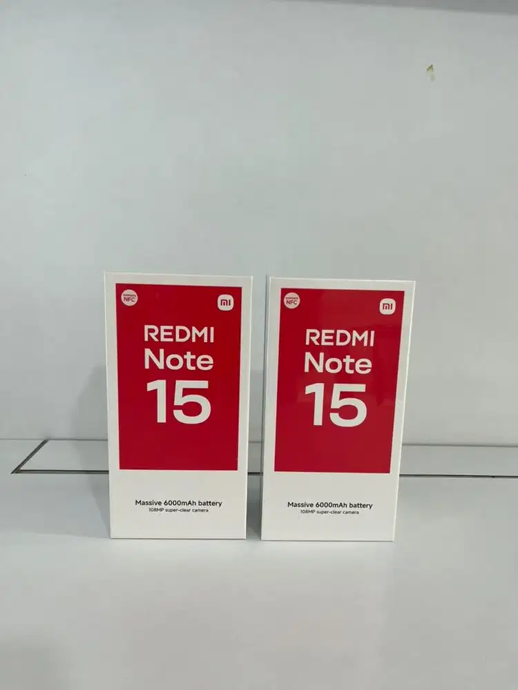 Promo Redmi Note 15 Ram 8/256 Baru,Segel,Bergaransi