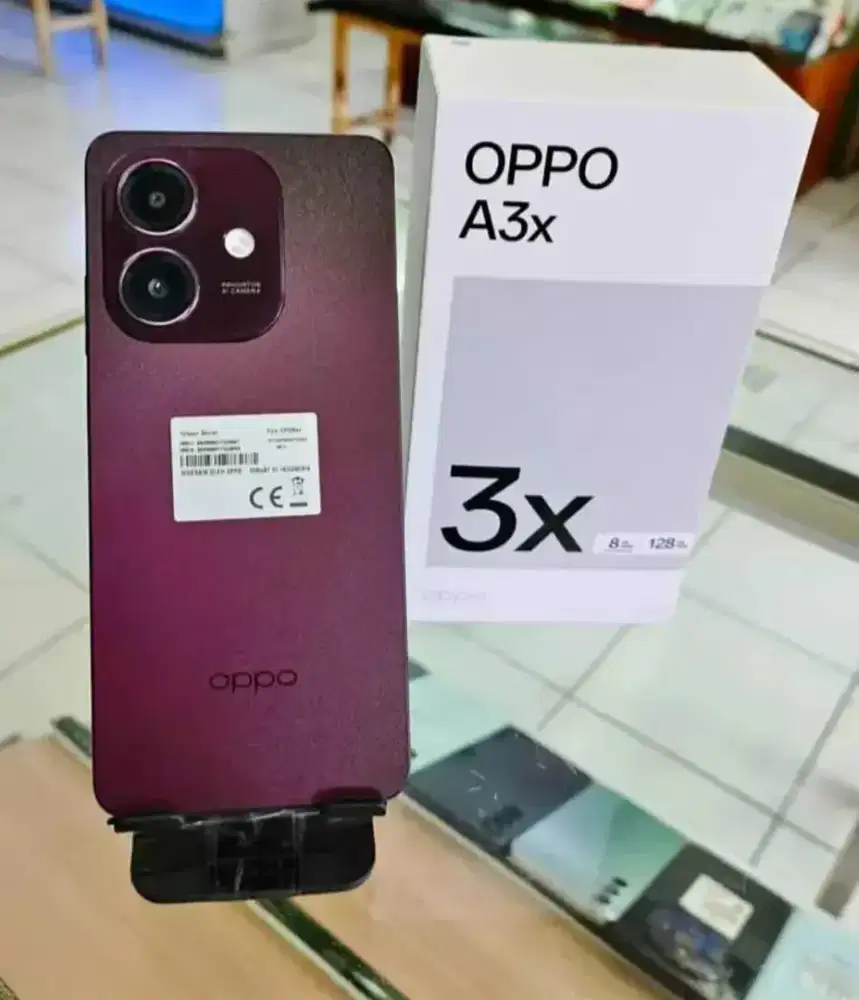 PROMO AMBYAR‼️OPPO A3x (8/128) Promo hp baru, segel dan murah