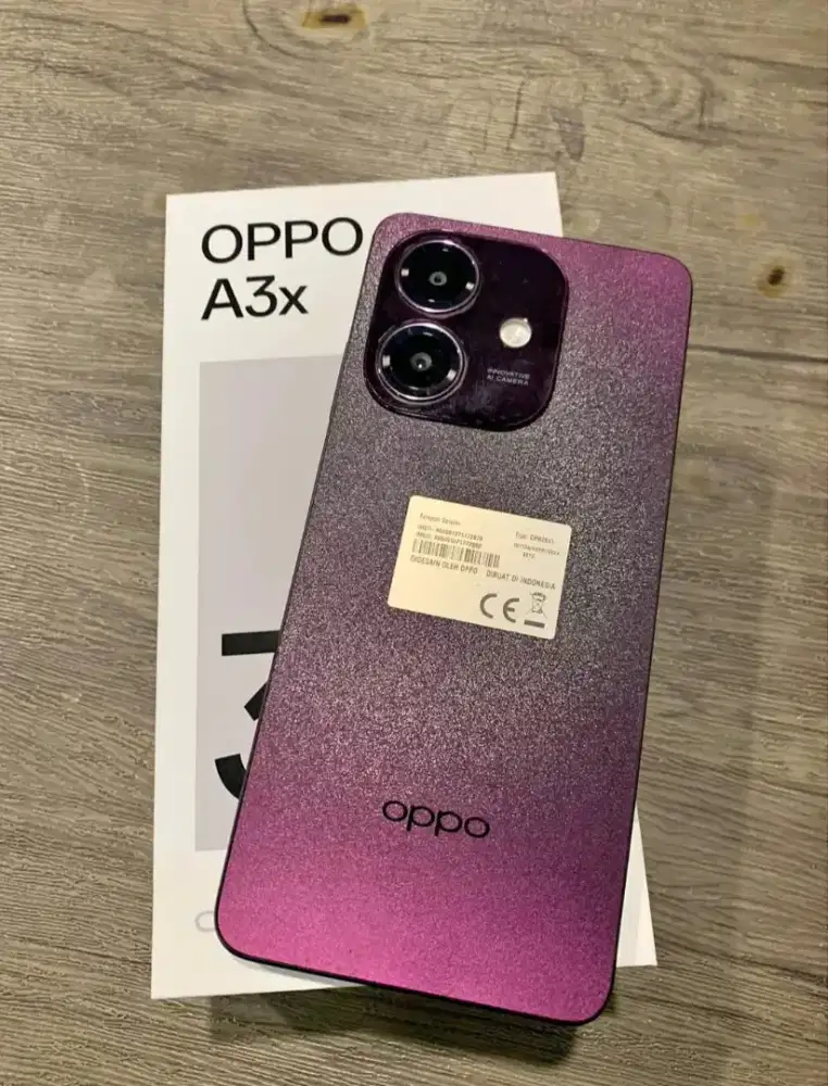 PROMO AMBYAR‼️OPPO A3x (8/128) Promo hp baru, segel dan murah
