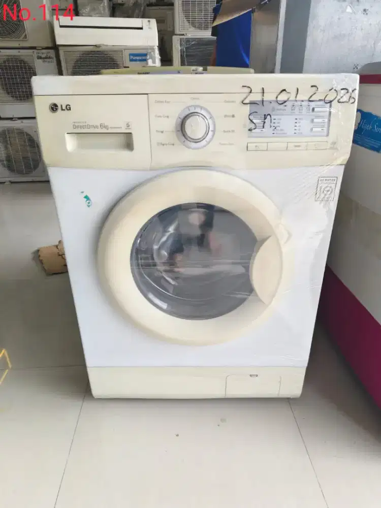 *READY STOK* 
M.Cuci Front loading ELECTOLUX kapasitas 6.kg