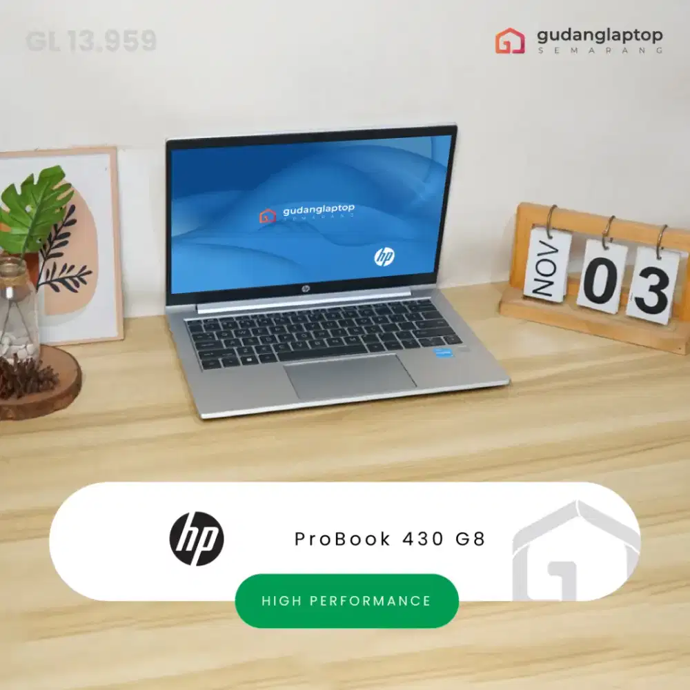 HP ProBook 430 G8
INTEL Core i5 - 1135G7 8GB/512GB