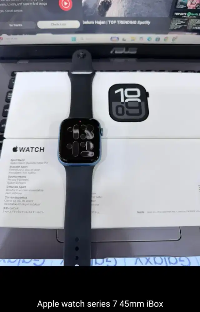 Iwatch Series 7 45 mm garansi ibox
