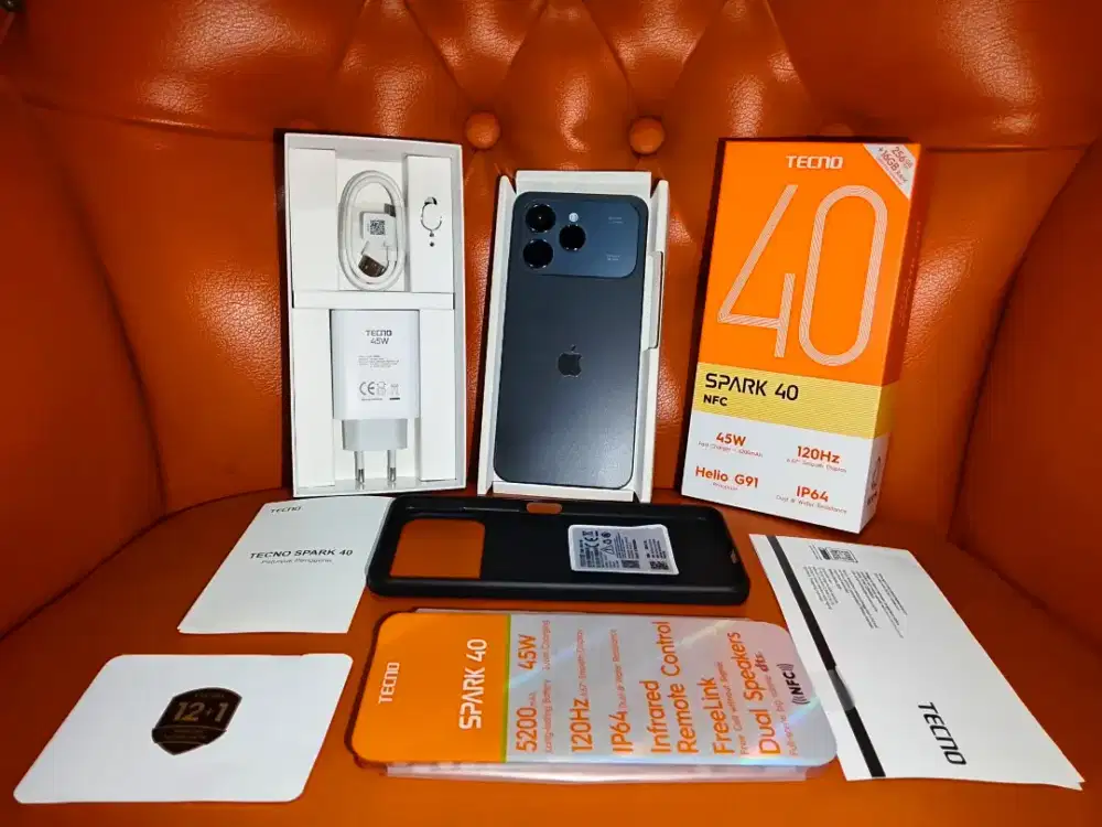 Tecno spark 40 Nfc  8/256  Fullset