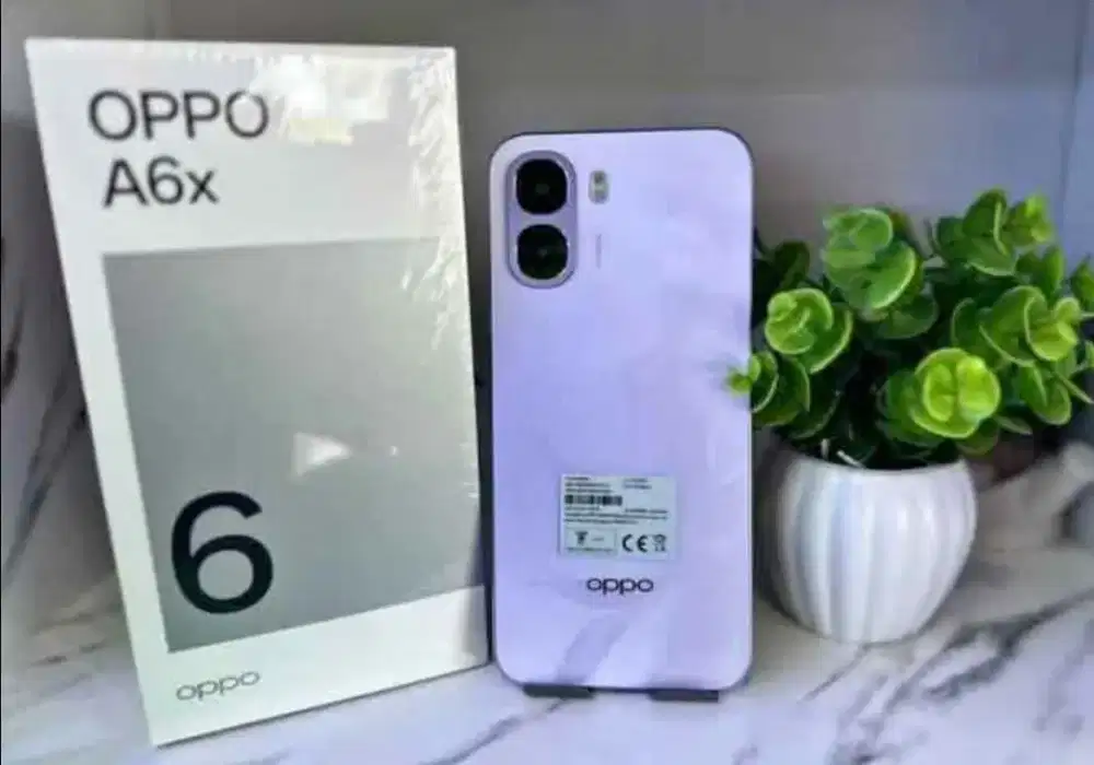 PROMO AMBYAR‼️Oppo A6x (8/128) Promo hp baru, segel dan murah