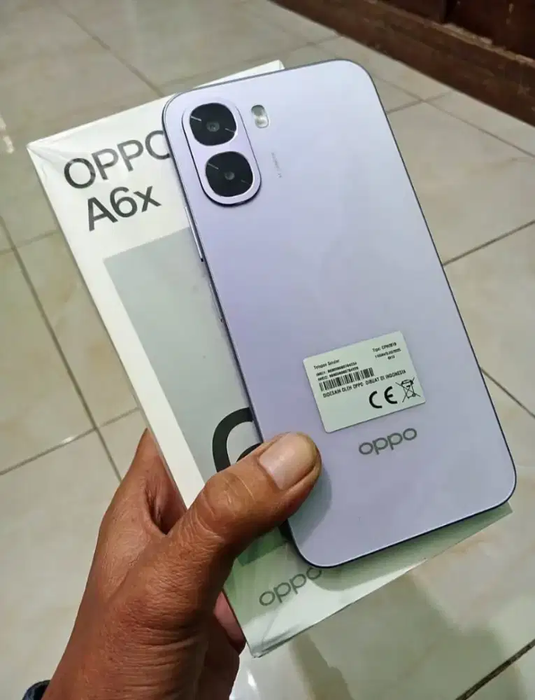 PROMO AMBYAR‼️Oppo A6x (8/128) Promo hp baru, segel dan murah