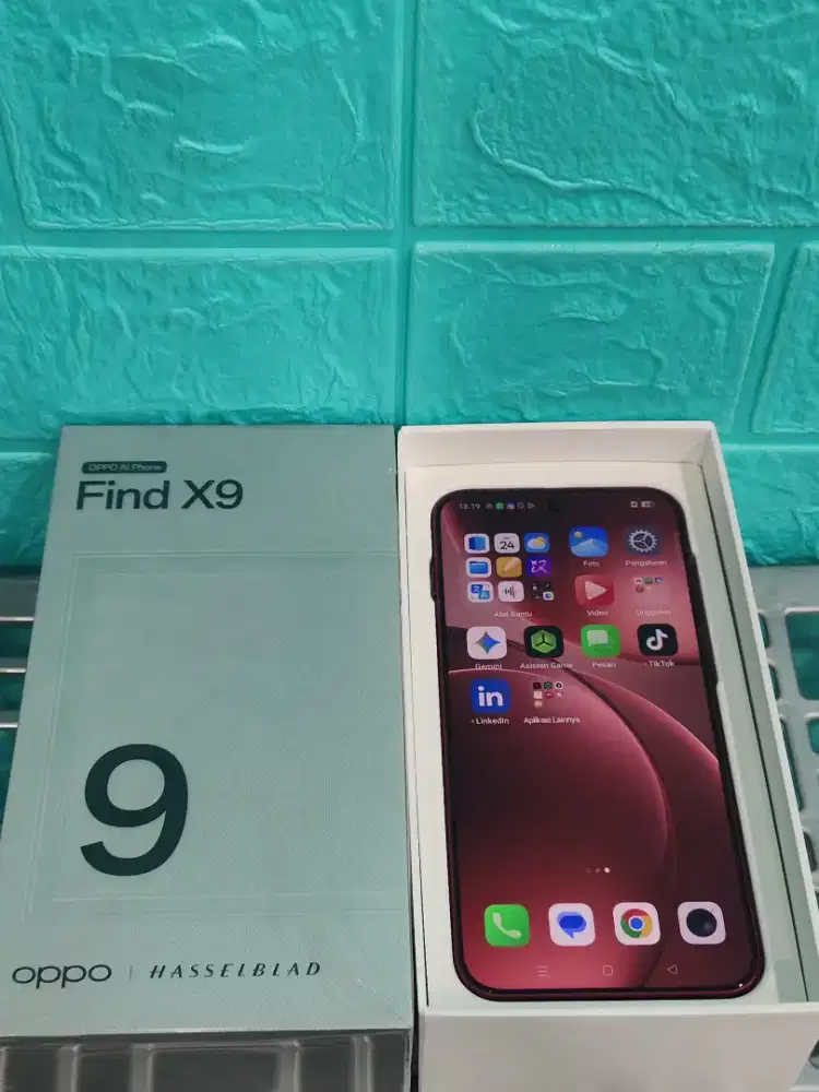 Oppo find x9 12/256gb lengkap mulus