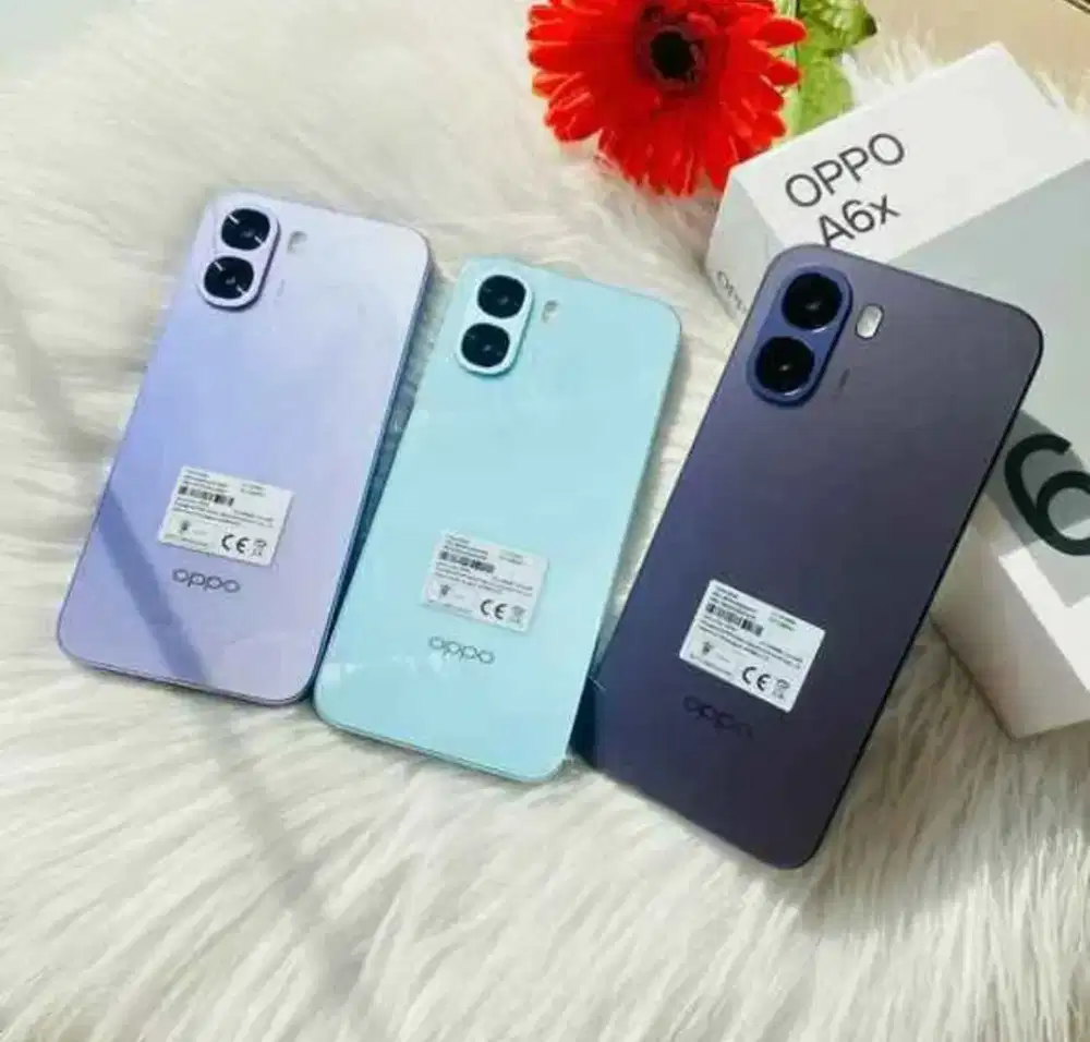 PROMO AMBYAR‼️Oppo A6x (8/128) Promo hp baru, segel dan murah