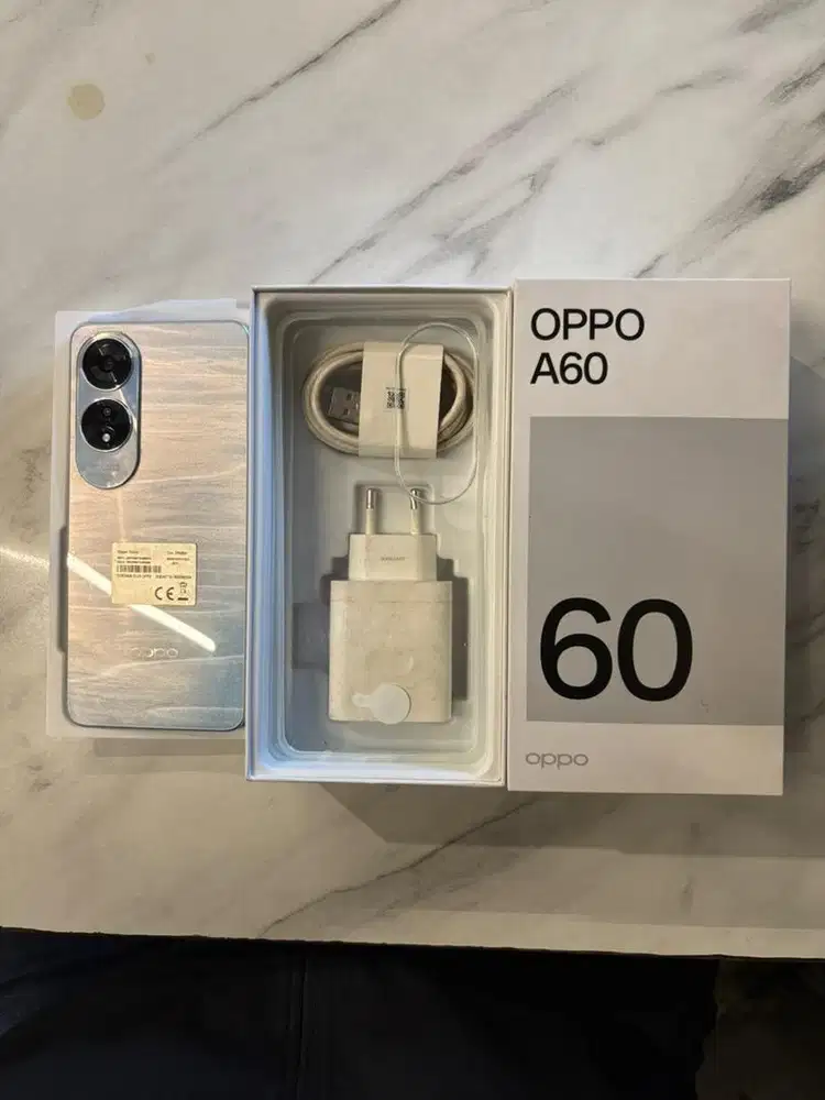 OPPO A60 8/128GB — Mulus Like New, Fullset Original, Siap Pakai