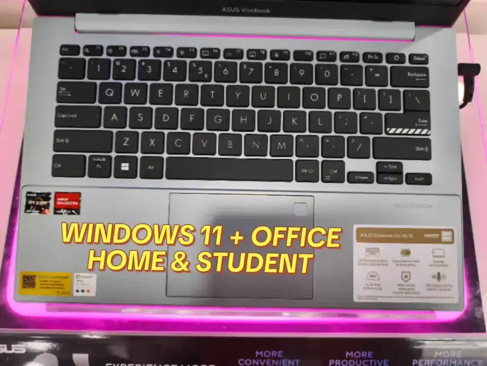 PROMO LAPTOP ASUS VIVOBOOK GO 14/15 SSD 512GB TANPA DP