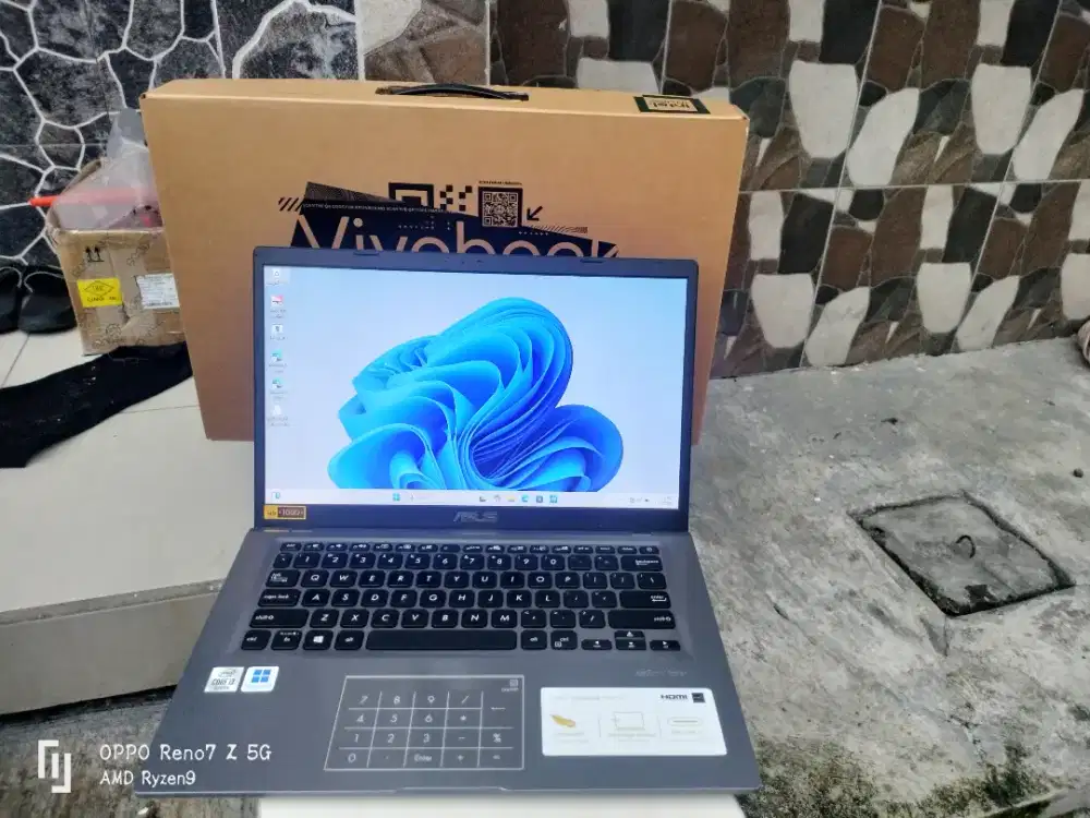 Asus Vivobook A416JA Core i3 Gen 10 SSD 256 Ram 4 Fullset Normal