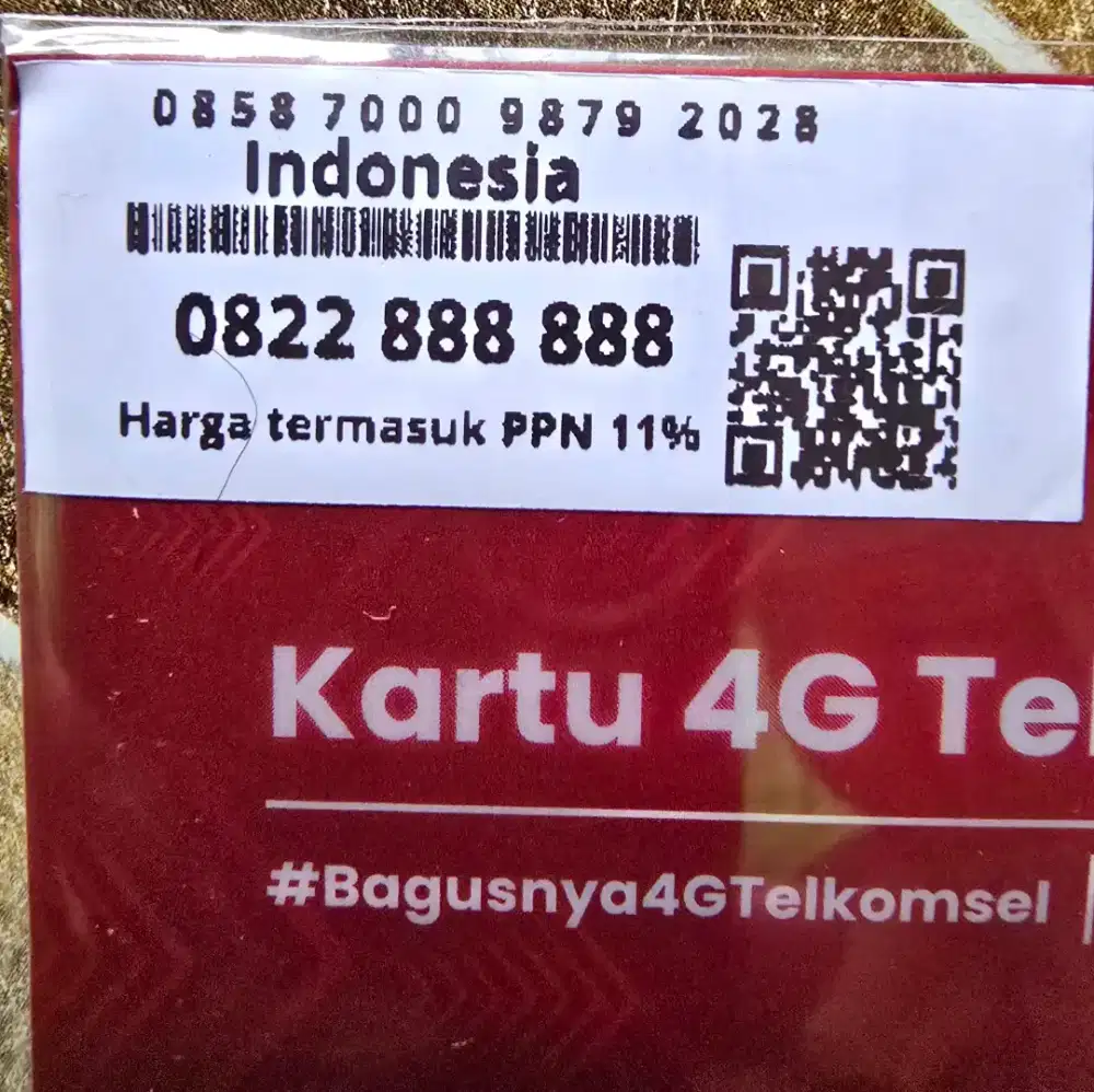 Nomor Cantik Simpati 10 Angka 888 888