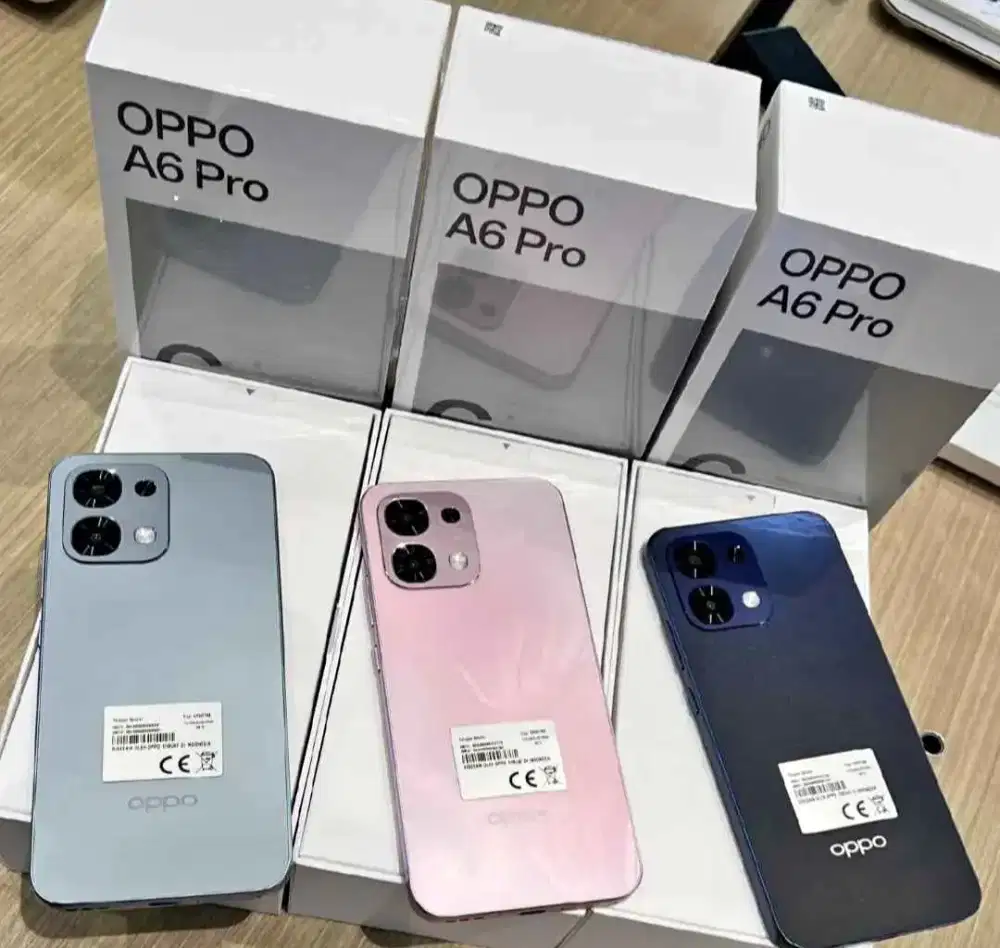 PROMO AMBYAR‼️Oppo A6 pro(NFC) (8+8/128) Promo hp baru,segel dan murah