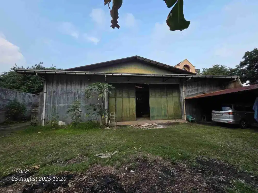 Gudang Hitung Tanah Dekat Dengan Toll di Jl Jatibening Raya Bekasi Barat