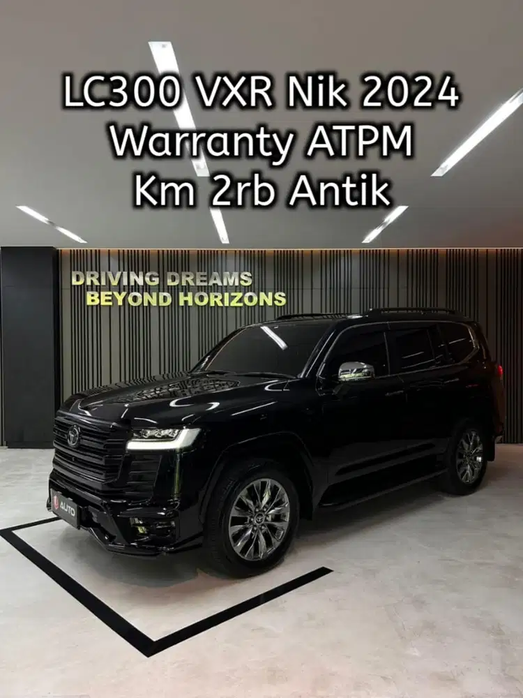 Toyota Land Cruiser LC300 VXR 2024 LC Hitam Km2rb