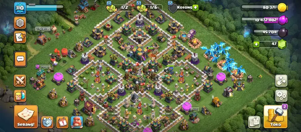 JUAL AKUN COC TH 14
