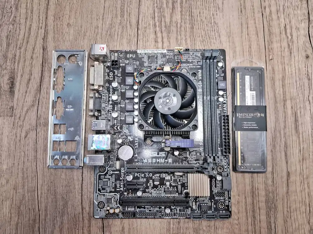 Paket Amd Asus A6 7400k mobo Asus RAM 8GB