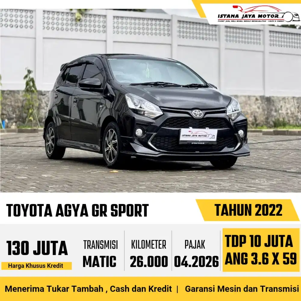 TOYOTA AGYA 1.2 GR SPORT 2022
