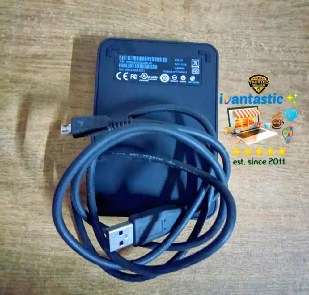 WD 500GB Elements SE Portable HDD External