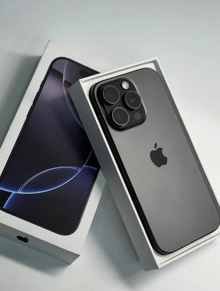 stock terbatas iphone 16 pro 128 black disc 50% khusus airpods gen 4