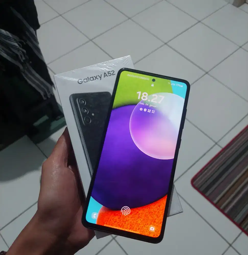 Samsung A52 8/256 Fullset orian semuanya