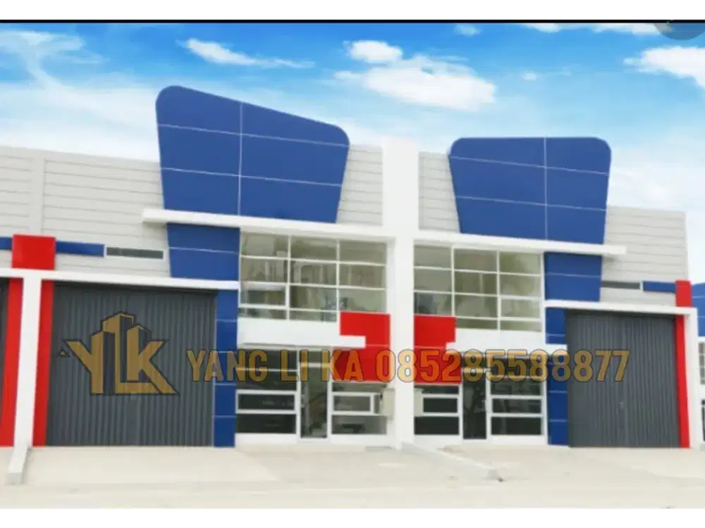 Dijual Cepat Gudang Siap Pakai Dengan Luas 10x34 di Jababeka Bizpark CBD Cikarang