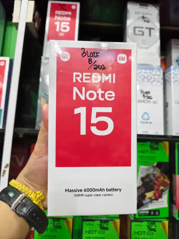 Redmi note 15 8/256 garansi 1 tahun new