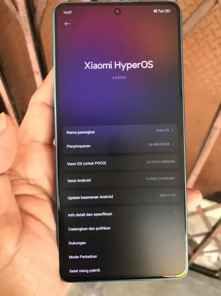 Poco f5 5G ram 8+8/256 mulus no minus kel hp casan ori