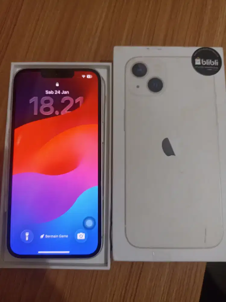 Iphone 13 white 128GB blibi