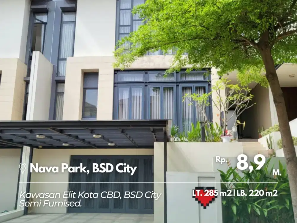 RUMAH SIAP HUNI  RUMAH NAVA PARK BSD CITY LANCEWOOD