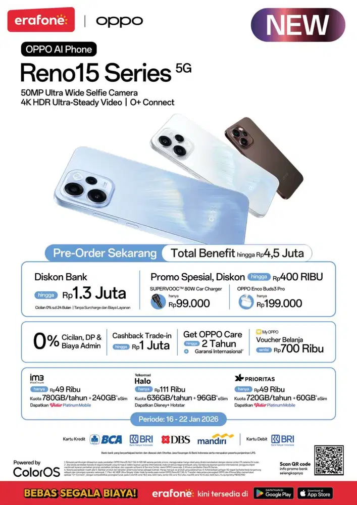 Reno 15 Series sudah loucing yahh