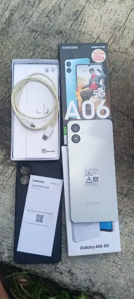 samsung A06 5G ram 6+6/128 gb fullset ga ada minus