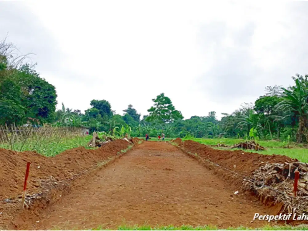 Kavling 1 Jt-an 10 Menit ke Stasiun Jatake, SHM Terjamin