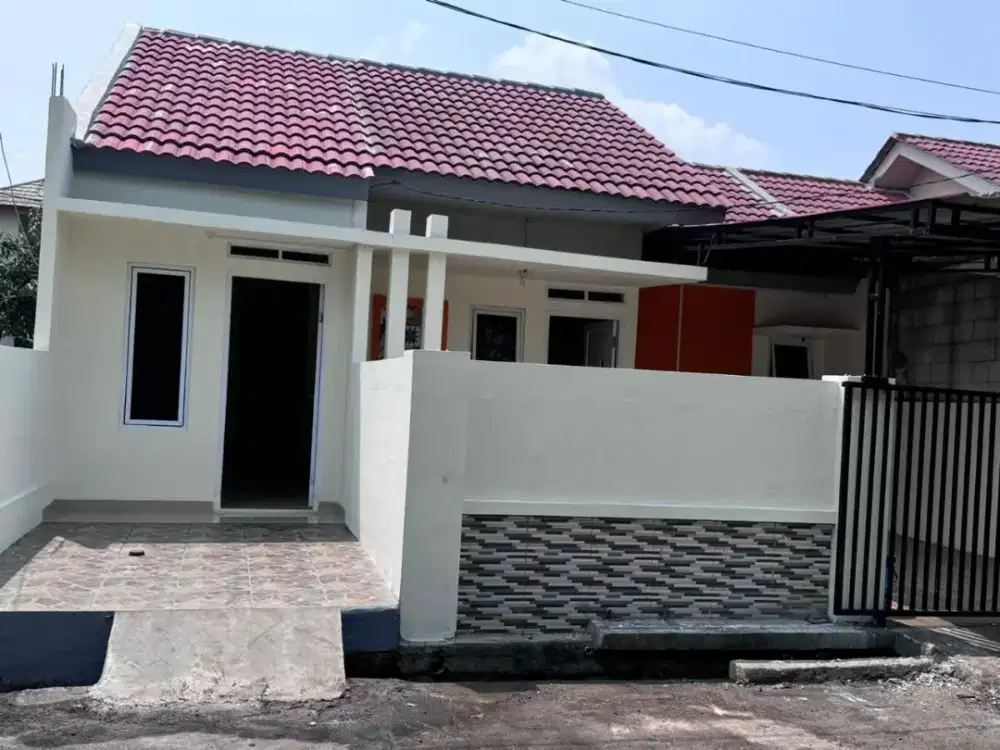 Dijual Rumah Siap huni selesai renov tinggal pindahan bebas banjir