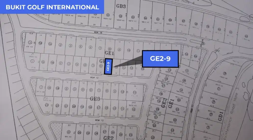 Dijual murah kavling terbaik row depan di BGI GE - Citraland