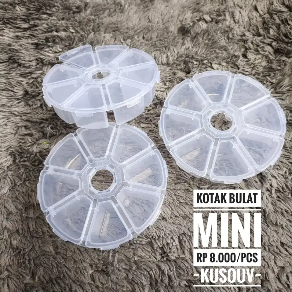 Kotak Mini/Kotak Serbaguna/Kotak Obat/Aksesoris/Manik/Organizer Mini