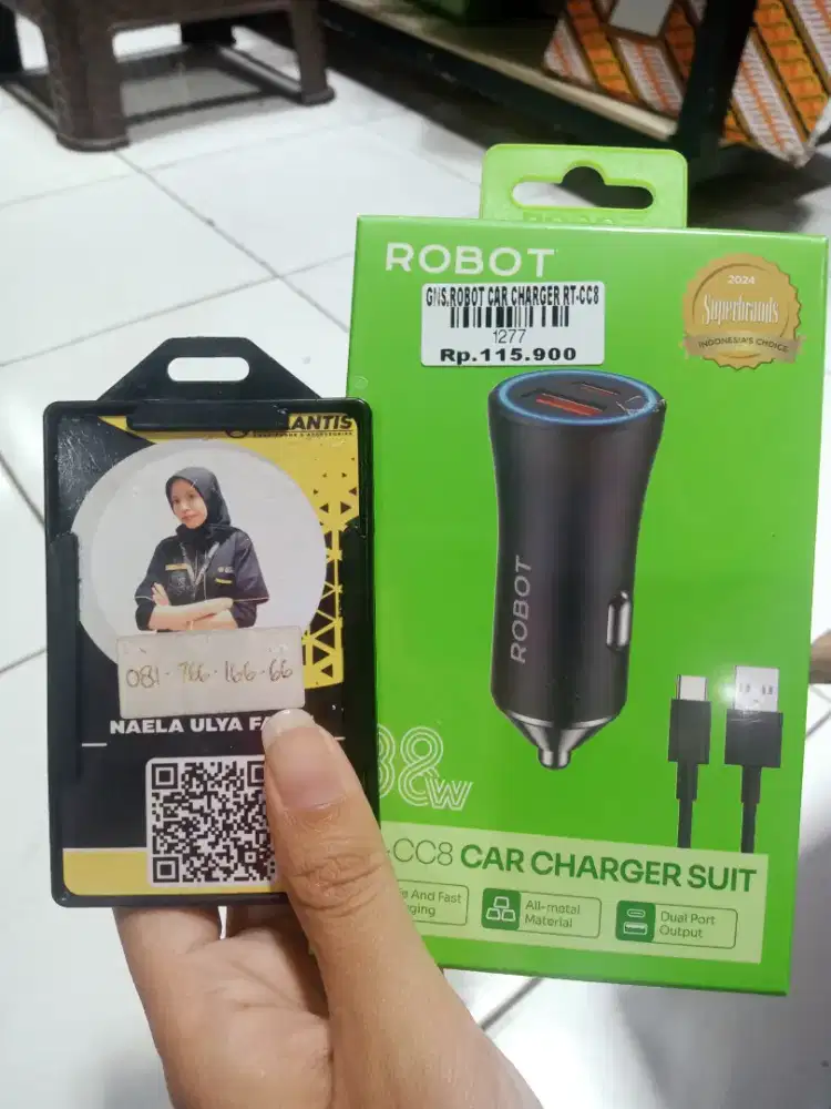 ROBOT CAR CHARGER RT-CC8| ATLANTIS DAHSYAT